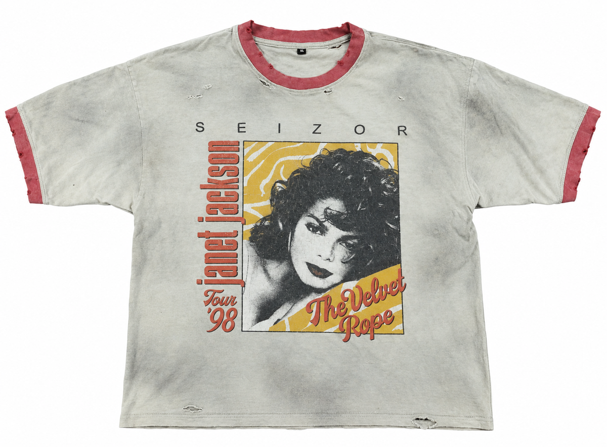 Janet Seizor Ringer Tee