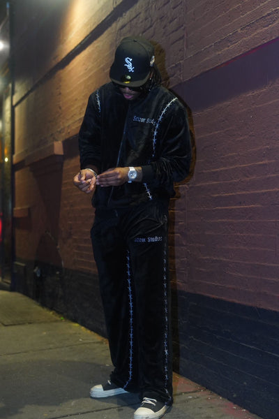 Ihmir Smith-Marsette wearing Seizor Studios