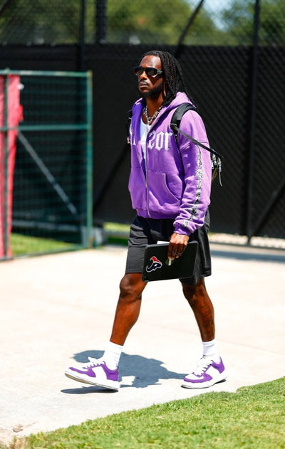 Noah Brown wearing Seizor Studios