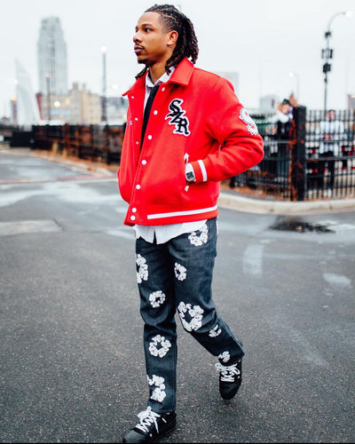 Trishton Jackson wearing Seizor Studios