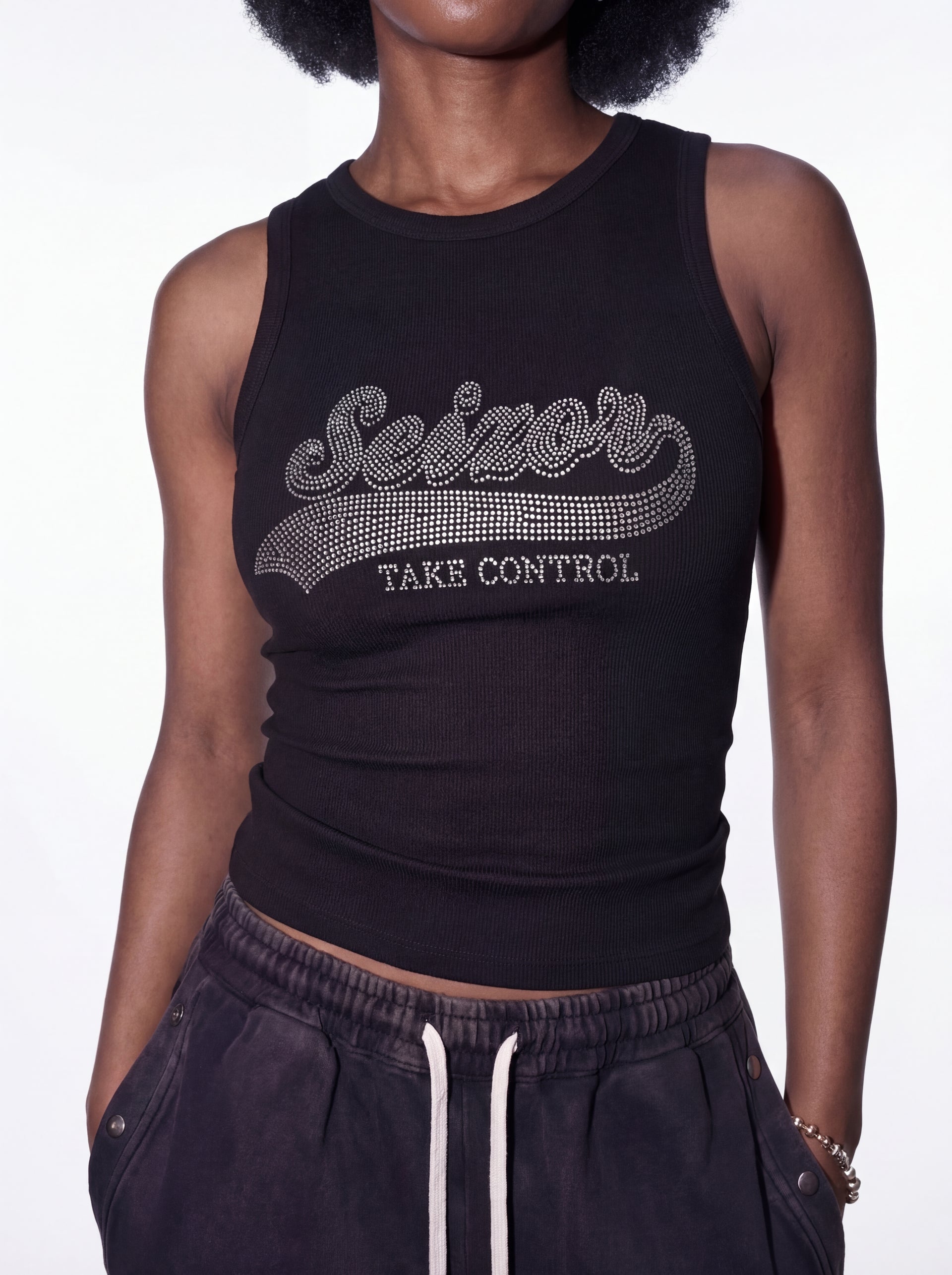 RHINESTONE WOMEN'S TANK