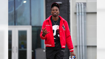 Justin Shorter wearing Seizor Studios
